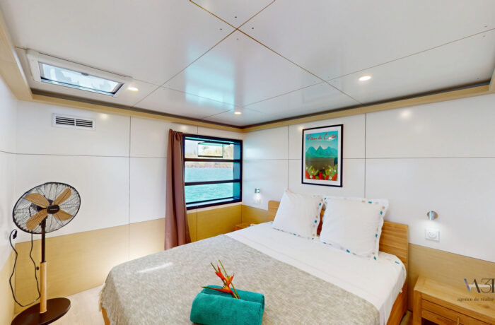 des chambres dignes d'une villa flottante